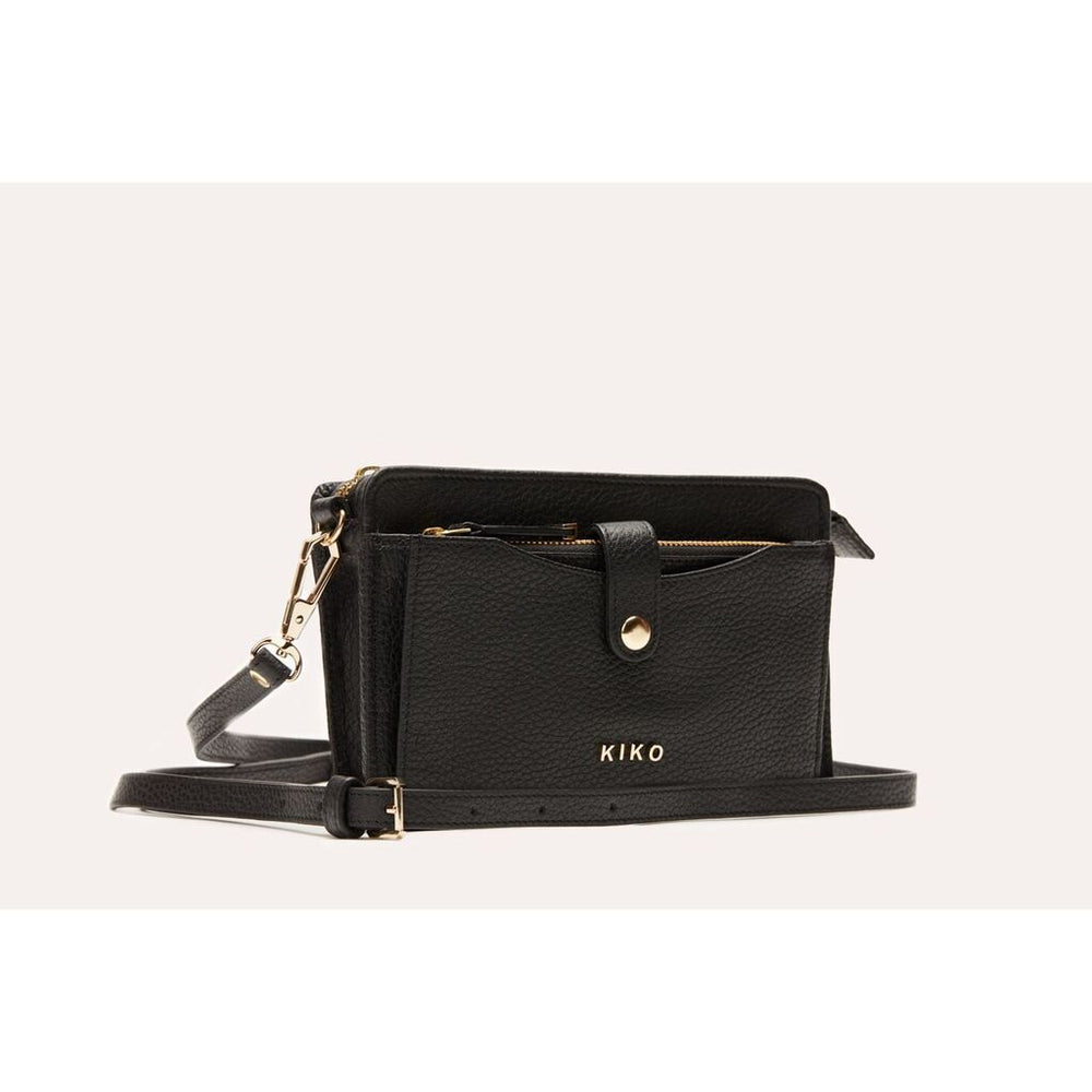 Pebble Leather Wallet Crossbody Bag